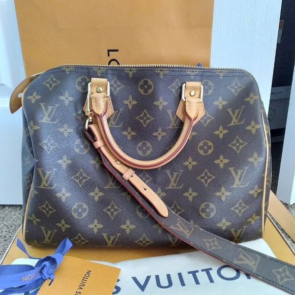 Louis Vuitton Speedy 30 - with Accessories! - Picture 2 of 15